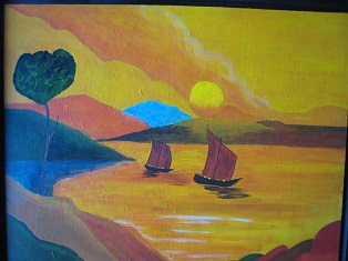 peinture de Josette Bude Laurent